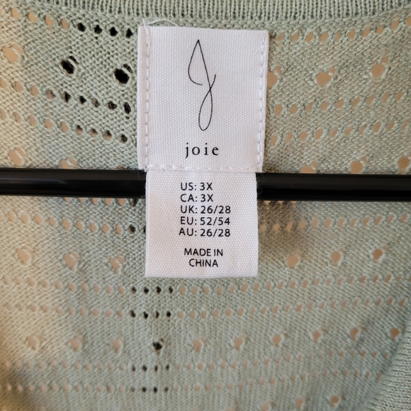 Joie - Green Sweater Vest Size: 3XL - Picture 2 of 5